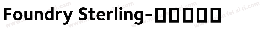 Foundry Sterling字体转换